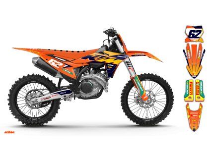 graphics kit ktm sx sxf 25 k23 r4 bike