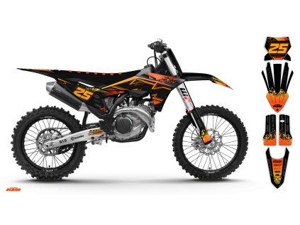 graphics kit ktm sx sxf 25 k6 r2 bike