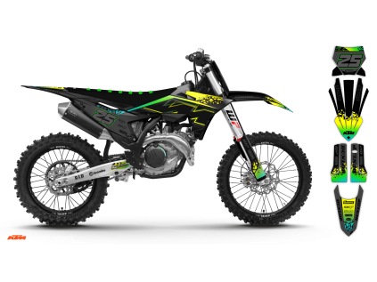 graphics kit ktm sx sxf 25 k6 st bike