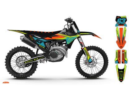 graphics kit ktm sx sxf 25 k se1098 r2 bike