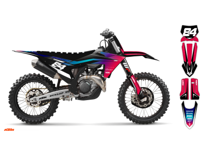 graphics kit ktm sx sxf 25 k se1099 le bike
