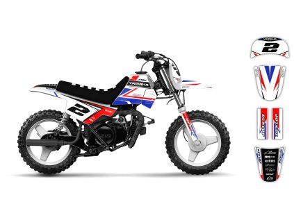 graphics kit yamaha pw 50 90 20 evolution le bike
