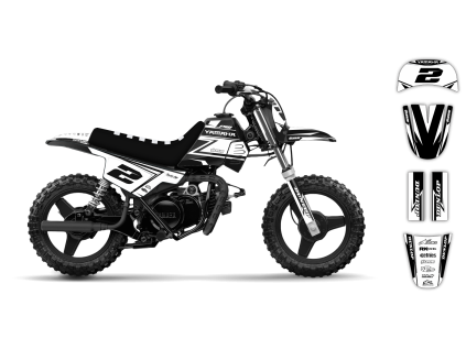 graphics kit yamaha pw 50 90 20 evolution r3 bike