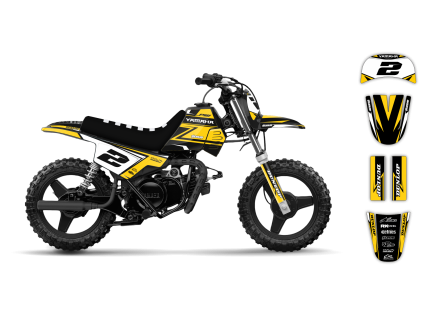 graphics kit yamaha pw 50 90 20 evolution st bike
