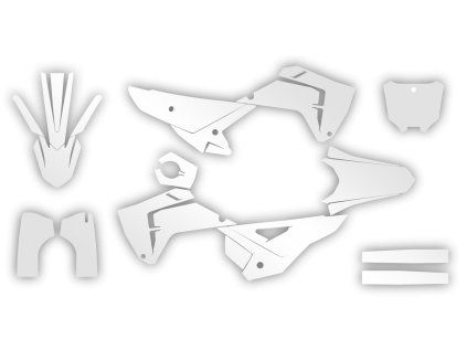 graphics kit honda crf 250 450 25 xx transparent kit draft