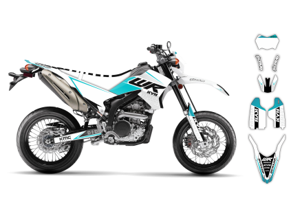 17367 graphics kit yamaha wr250r 07 21 discovery le bike