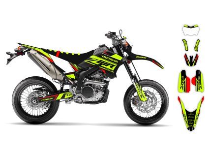 17427 graphics kit yamaha wr250r 07 21 fluo evolution st bike