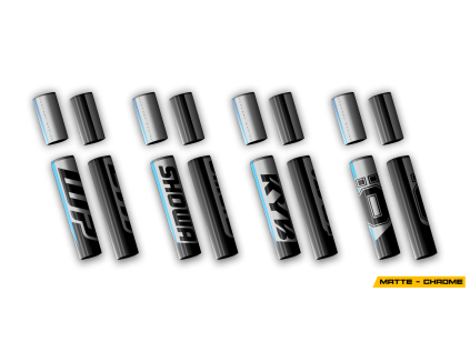 4pcs mid forks matte chrome racing 2 all draft