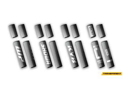 18165 4pcs mid forks transparent alumra all draft