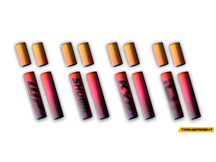 4pcs mid forks transparent explosion all draft