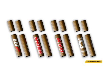 18177 4pcs mid forks transparent kashima all draft