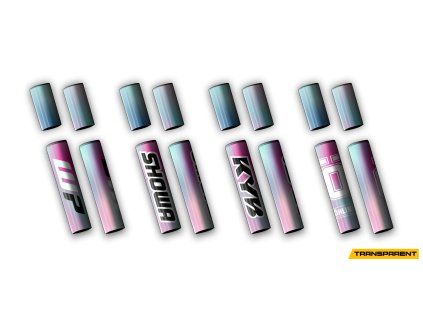 4pcs mid forks transparent unicorn all draft