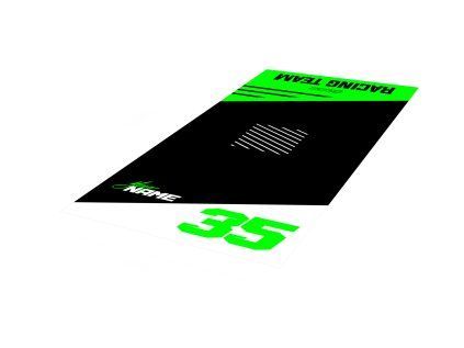 1822 1822 motorcycle carpet pit mat mc005 3d