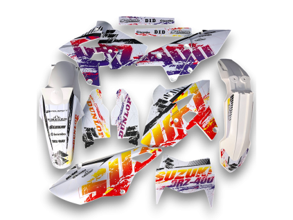 18273 gfp suzuki drz 400 restyle 99 24 white restyle se1079 r5