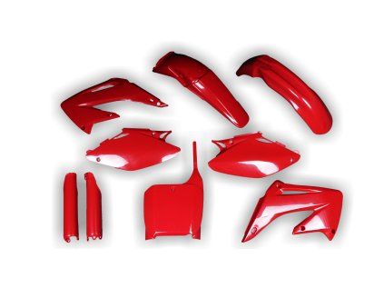 1864 1864 1864 plastics kit honda cr 125 250 2002 2003 red ctlj