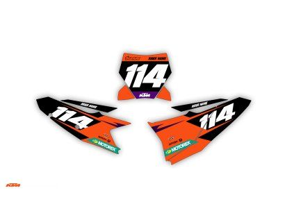 graphics kit ktm sx sxf 25 np 005 le draft