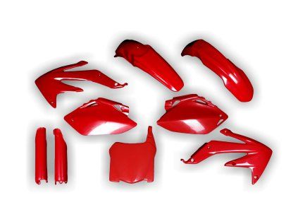 2104 2104 2104 plastics kit honda crf 250 2008 2009 red 36rw