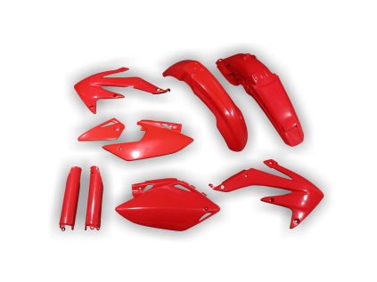 2158 2158 2158 plastics kit honda crf 450x 2008 2018 red 4kb2
