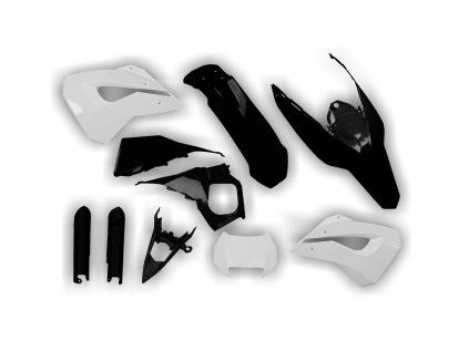2248 plastics kit husaberg te 2011 2012 black white g2wc