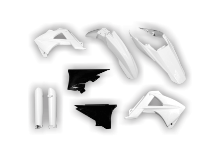 2407 2407 2407 plastics kit gas gas ec 2011 white hp38