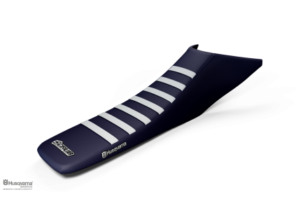 snap dark blue white seatcover husqvarna 701
