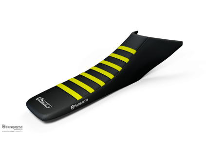 snap black yellow seatcover husqvarna 701