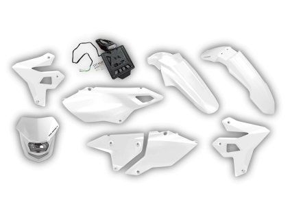 2464 plastics kit suzuki drz 400 1999 2024 white restyle premium enduro cpm8