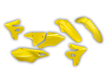 2470 plastics kit suzuki drz 400 1999 2024 yellow restyle enduro cpm8