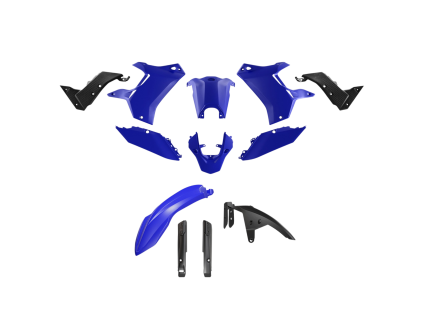 Blue Black High Fender Rtech Revolution Restyle Tenere 700 Plastics kit 2019-2024 Plastics kit