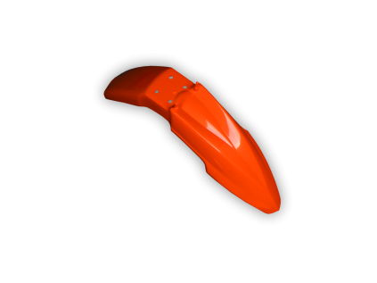 25272 orange supermoto front fender sm smr smc plastic