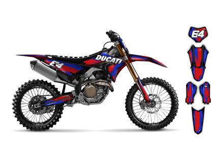 graphics kit ducati desmo mx 450 25 26 artlex r2 bike