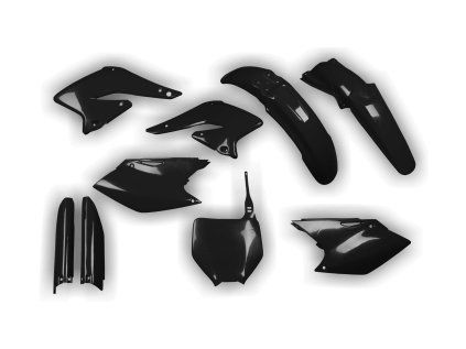2539 plastics kit suzuki rmz 250 2004 2005 2006 black 3zw3
