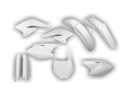 2545 plastics kit suzuki rmz 250 2004 2005 2006 white 3zw3