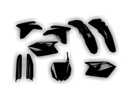 2593 plastics kit suzuki rmz 450 2005 2006 black tv9y
