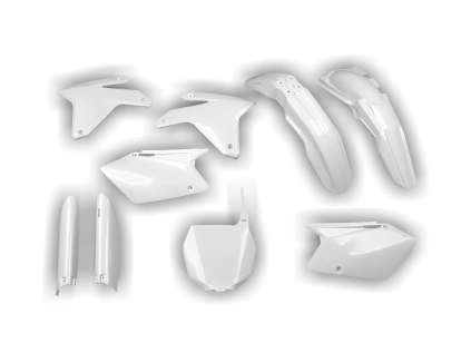 2599 plastics kit suzuki rmz 450 2005 2006 white tv9y