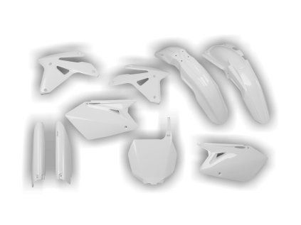 2611 plastics kit suzuki rmz 450 2007 white paps