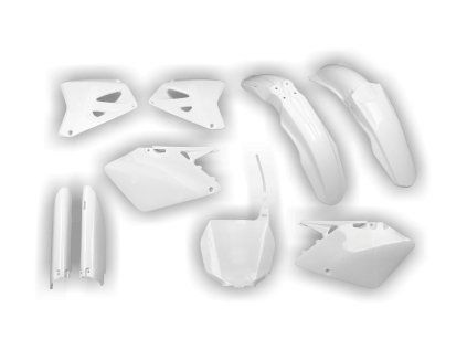 2680 plastics kit suzuki rm 125 250 2004 2005 2006 2007 2008 white zu96
