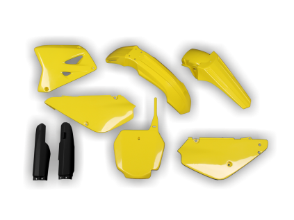 2701 plastics kit suzuki rm 85 ufo restyle 2002 2026 yellow mzkl