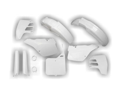 2707 1 plastics kit suzuki rm 125 1992 white 4yf4