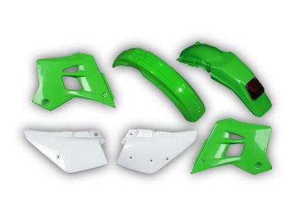 2877 plastics kit kawasaki kdx 200 220 1995 2006 oem 4cyj