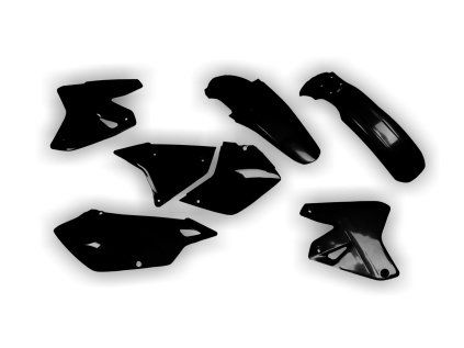 2880 plastics kit kawasaki klx 400 2003 2004 en black wrp5