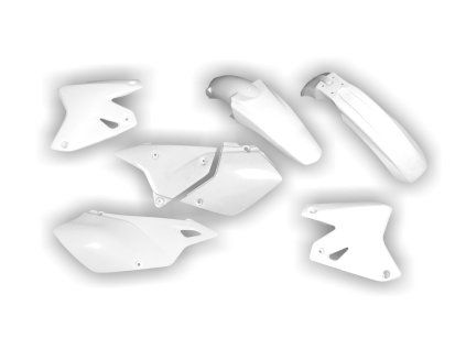 2886 plastics kit kawasaki klx 400 2003 2004 en white wrp5