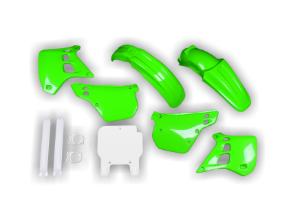 2901 plastics kit kawasaki kx 125 1990 1991 oem 4rza