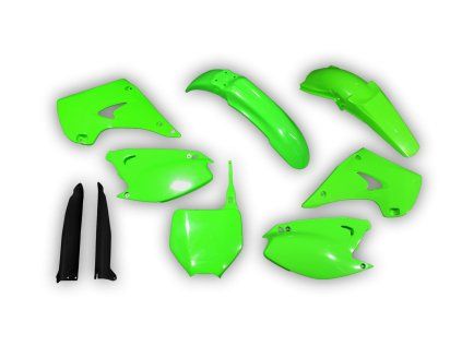 2937 plastics kit kawasaki kx 125 250 2003 green w27d