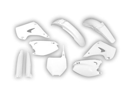 2943 plastics kit kawasaki kx 125 250 2003 white w27d