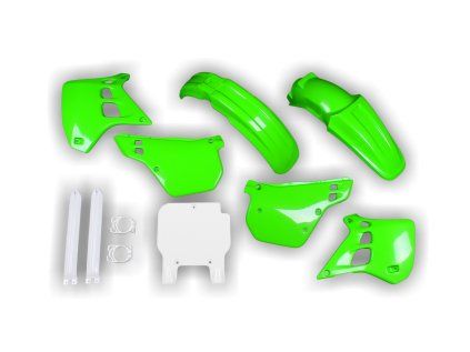 2961 plastics kit kawasaki kx 250 1990 1991 oem bdqz