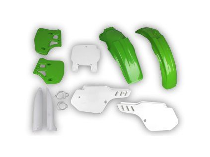 2973 plastics kit kawasaki kx 500 1994 1995 oem 2 nwgq