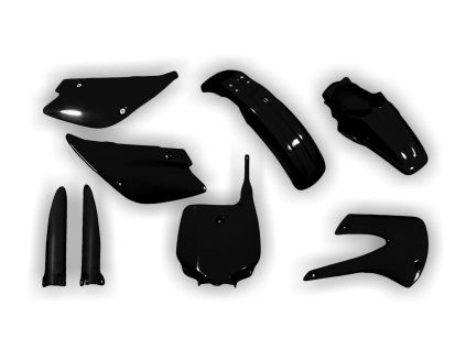 2991 plastics kit kawasaki kx 80 1998 1999 2000 black wnw7