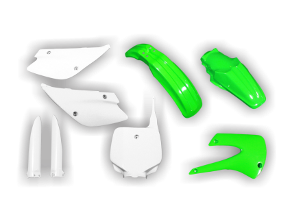 2997 plastics kit kawasaki kx 80 1998 1999 2000 oem wnw7