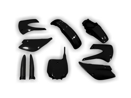 3003 plastics kit kawasaki kx 85 100 2001 2013 black e4p8